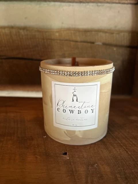 Rhinestone Cowboy Candle