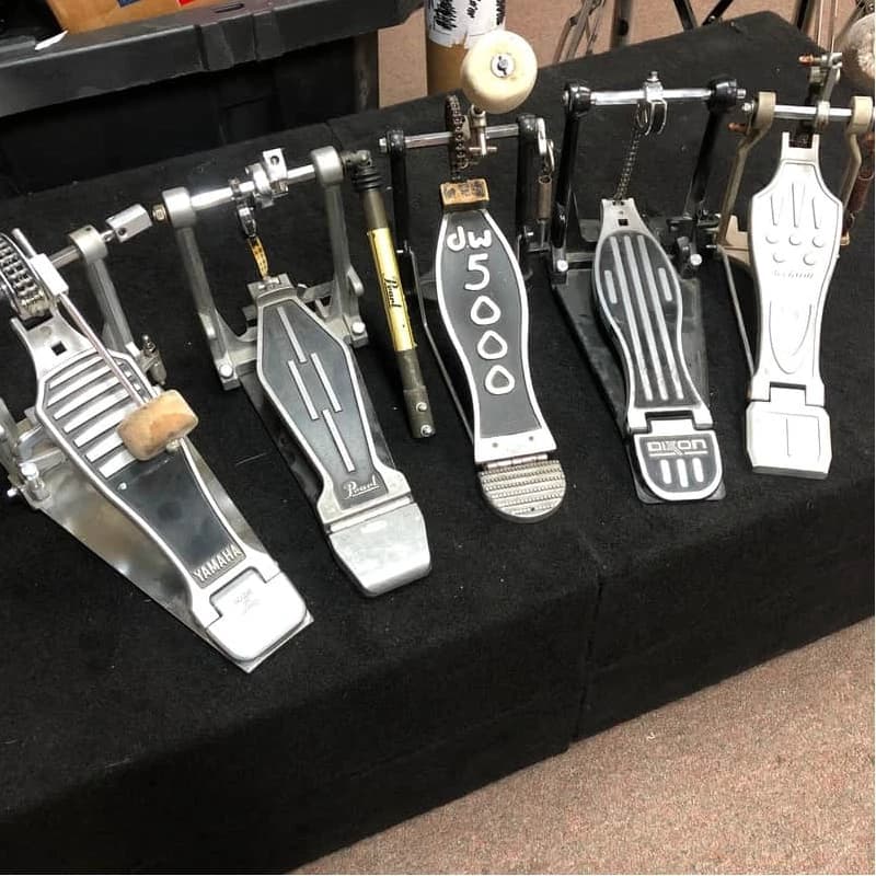 Lot of 5 Bass Pedals (DW, Pearl, Yamaha, Dixon, Acclaim) FOR PARTS!
